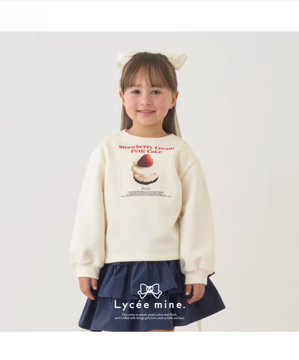 【Lycee mine】🎀 蛋糕轉印圖案衛衣 🧁