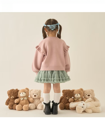 【Lycee mine】🧸 立體熊熊提花針織上衣 🎀