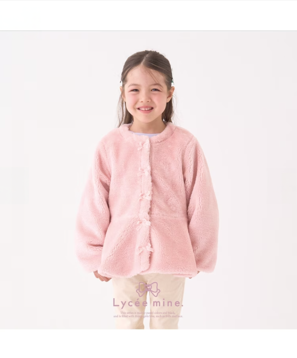 【Lycee mine】🎀 無領褶邊短版外套 🧥
