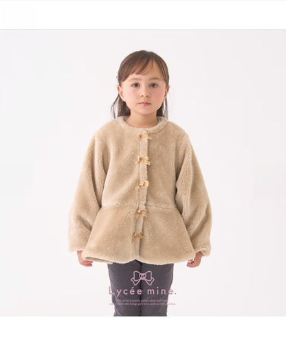 【Lycee mine】🎀 無領褶邊短版外套 🧥