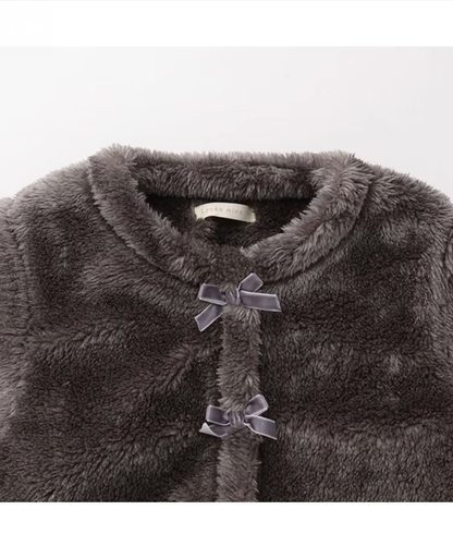 【Lycee mine】🎀 無領褶邊短版外套 🧥