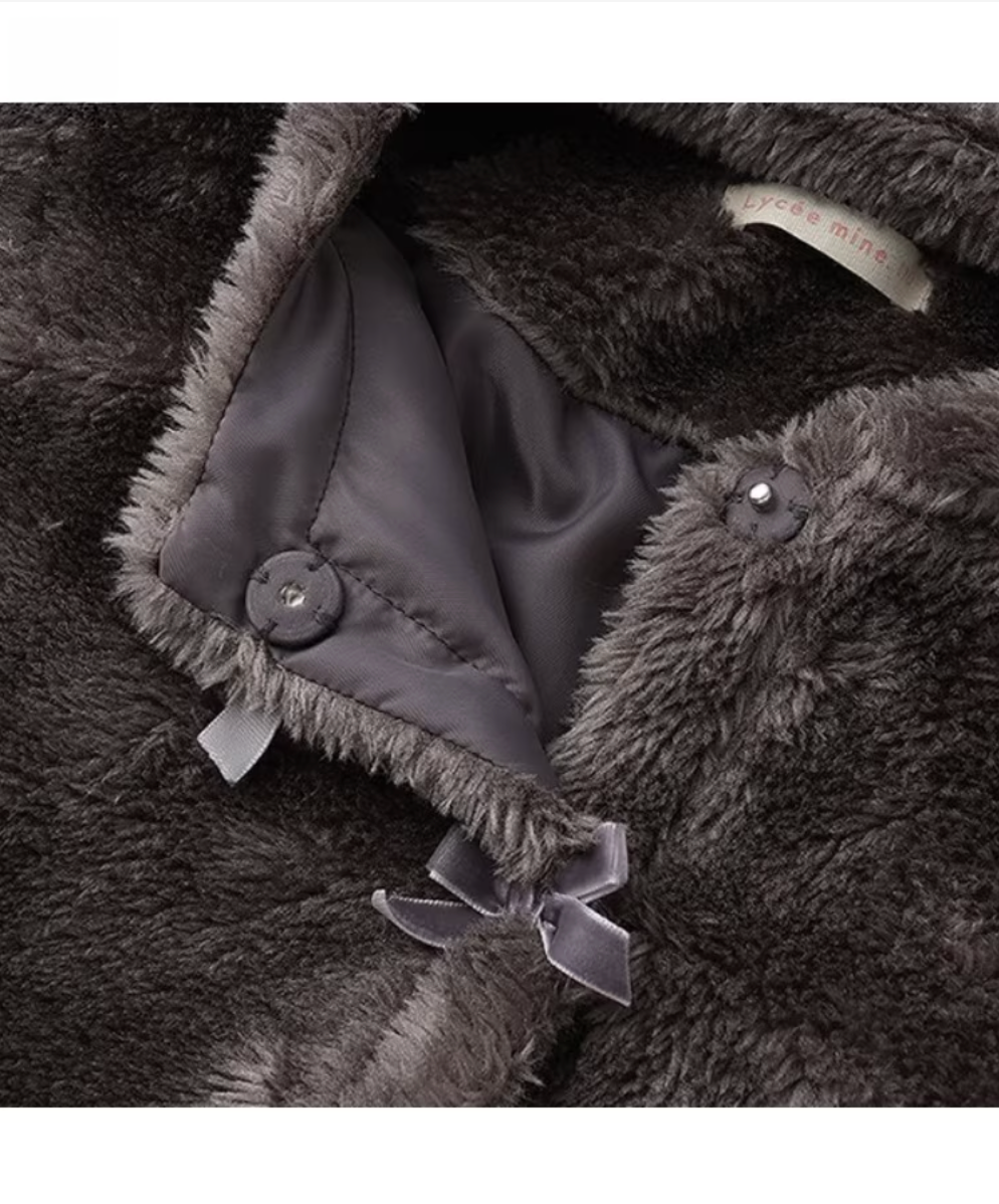 【Lycee mine】🎀 無領褶邊短版外套 🧥