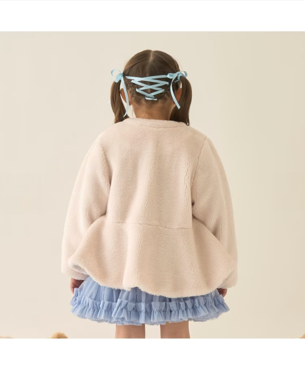 【Lycee mine】🎀 無領褶邊短版外套 🧥
