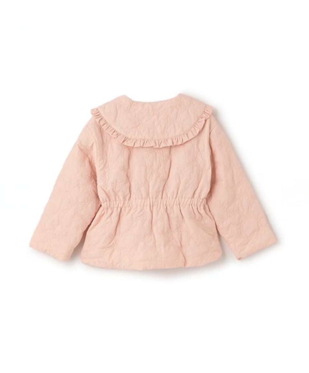 【Lycee mine】❄️ 中長版蝴蝶結鋪棉外套 🧥