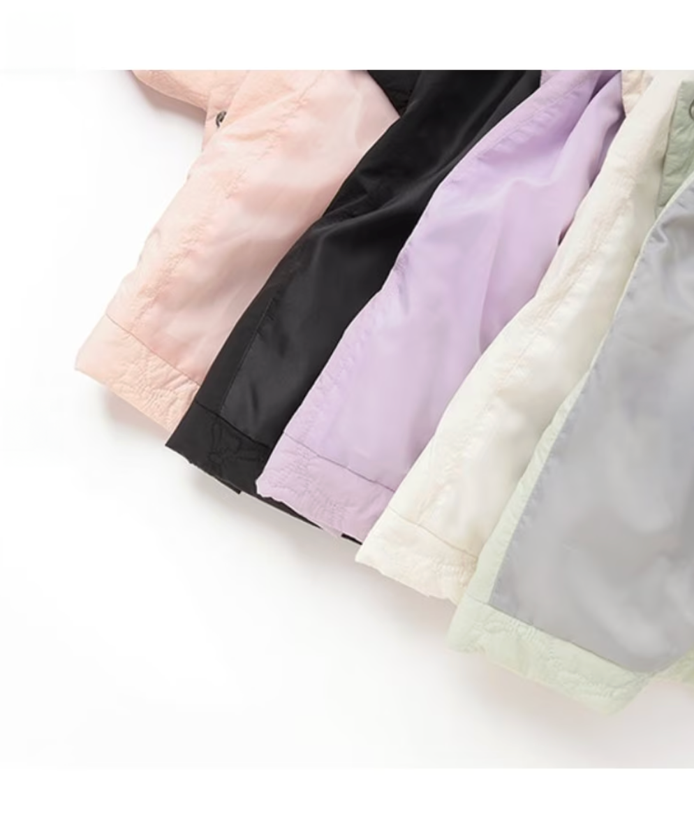 【Lycee mine】❄️ 中長版蝴蝶結鋪棉外套 🧥