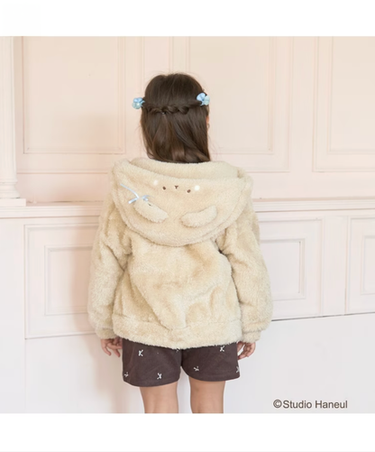 🧸 【Lycee mine】 【Studio HANEUL】Pam & Tart 超柔軟絨毛連帽外套 🧸