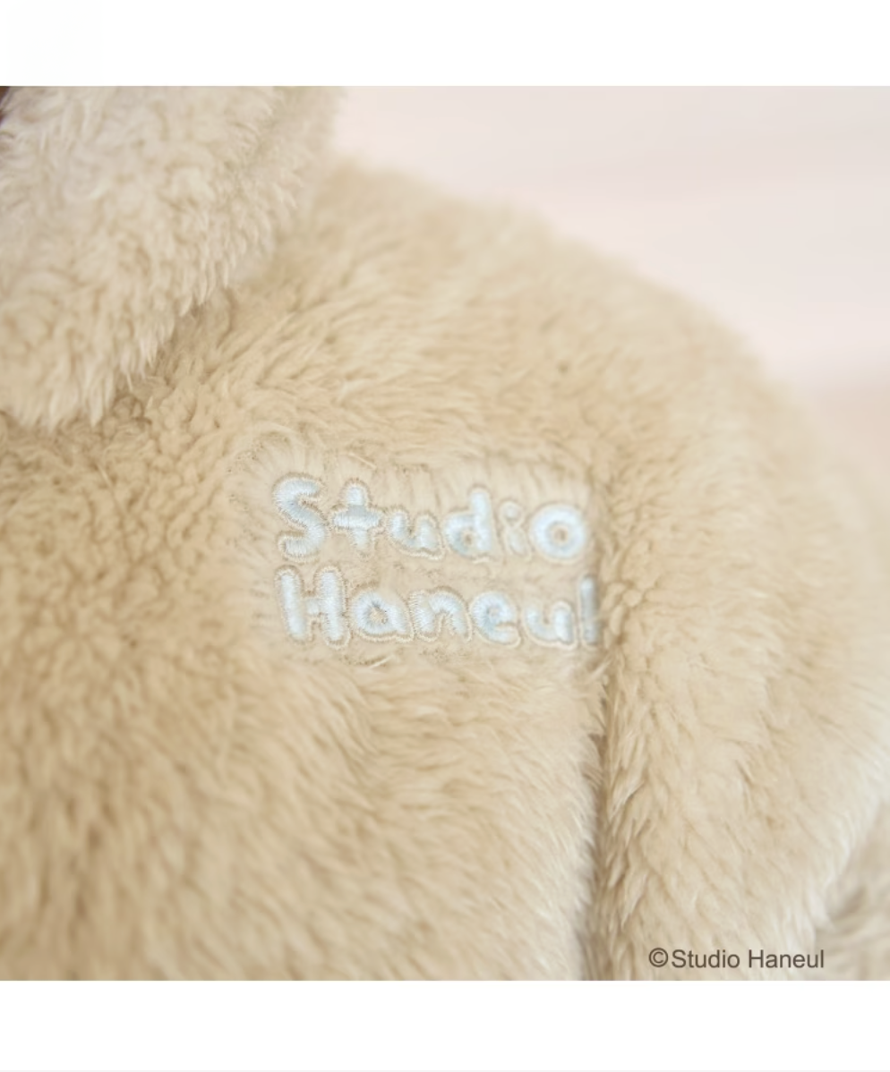 🧸 【Lycee mine】 【Studio HANEUL】Pam & Tart 超柔軟絨毛連帽外套 🧸