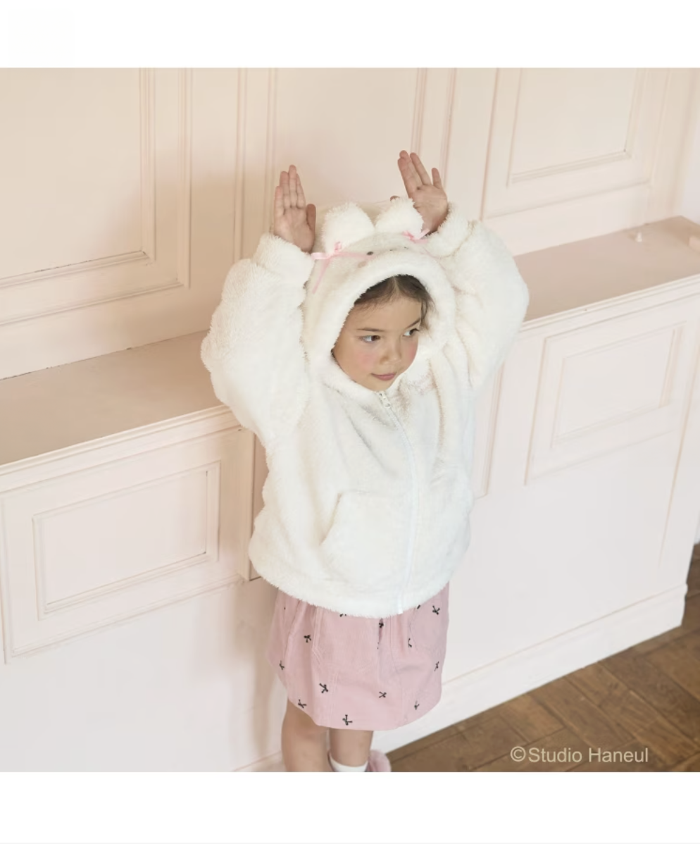🧸 【Lycee mine】 【Studio HANEUL】Pam & Tart 超柔軟絨毛連帽外套 🧸