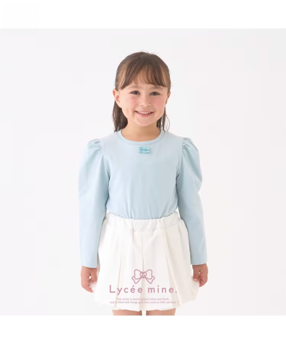【Lycee mine】🎀 蝴蝶結澎澎肩造型上衣 👚