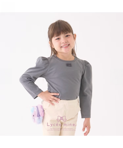 【Lycee mine】🎀 蝴蝶結澎澎肩造型上衣 👚