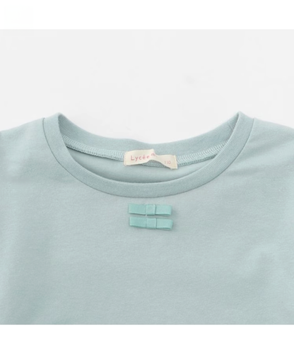 【Lycee mine】🎀 蝴蝶結澎澎肩造型上衣 👚