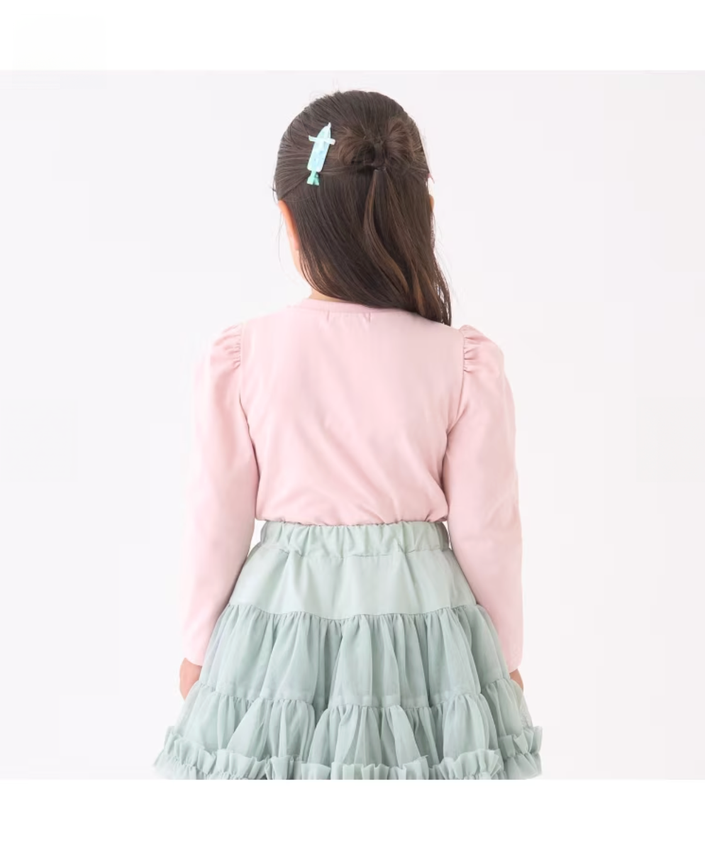 【Lycee mine】🎀 蝴蝶結澎澎肩造型上衣 👚