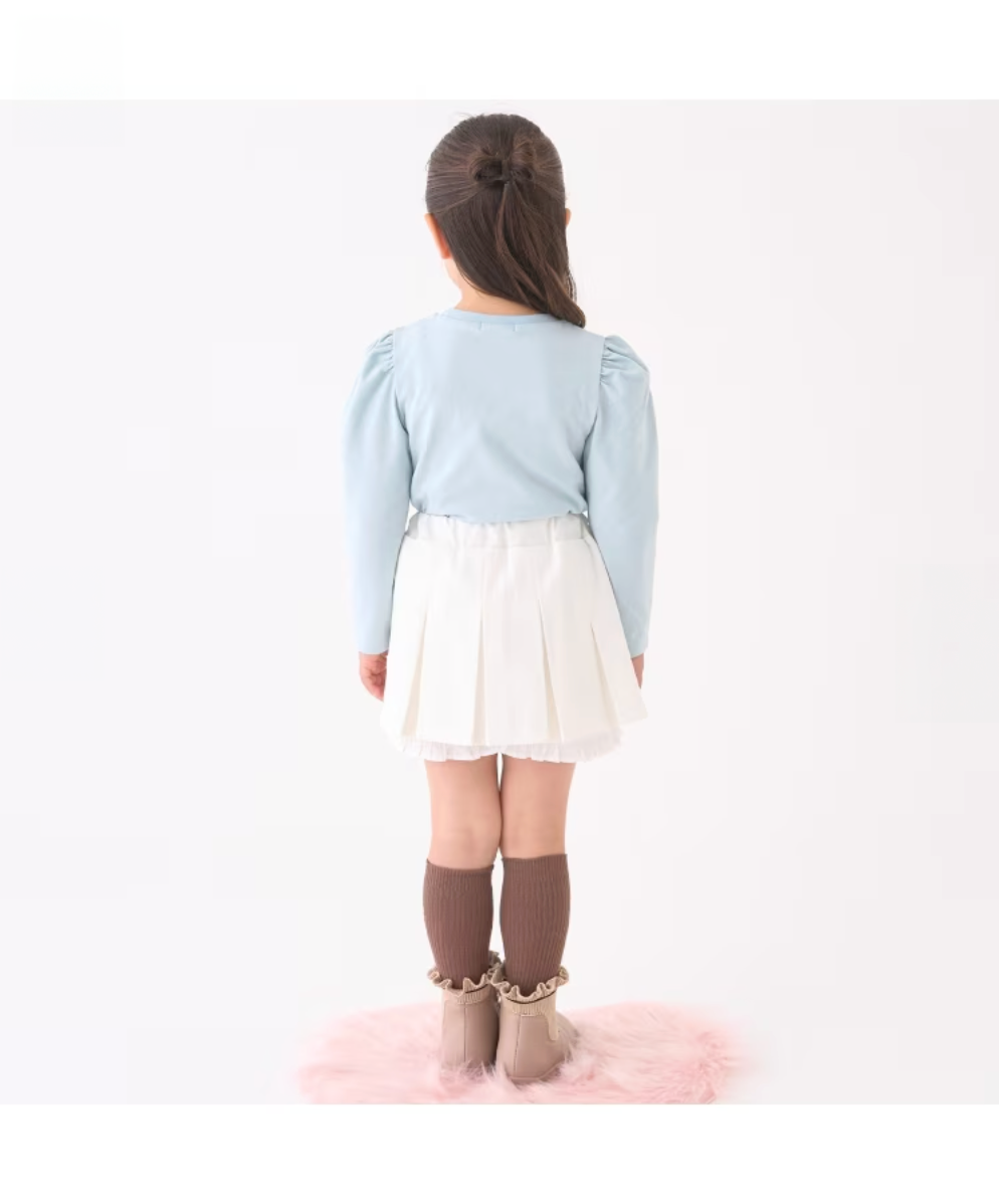 【Lycee mine】🎀 蝴蝶結澎澎肩造型上衣 👚