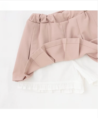🎀【Lycee mine 芭蕾系列】 打褶百褶裙（附內搭安全褲）