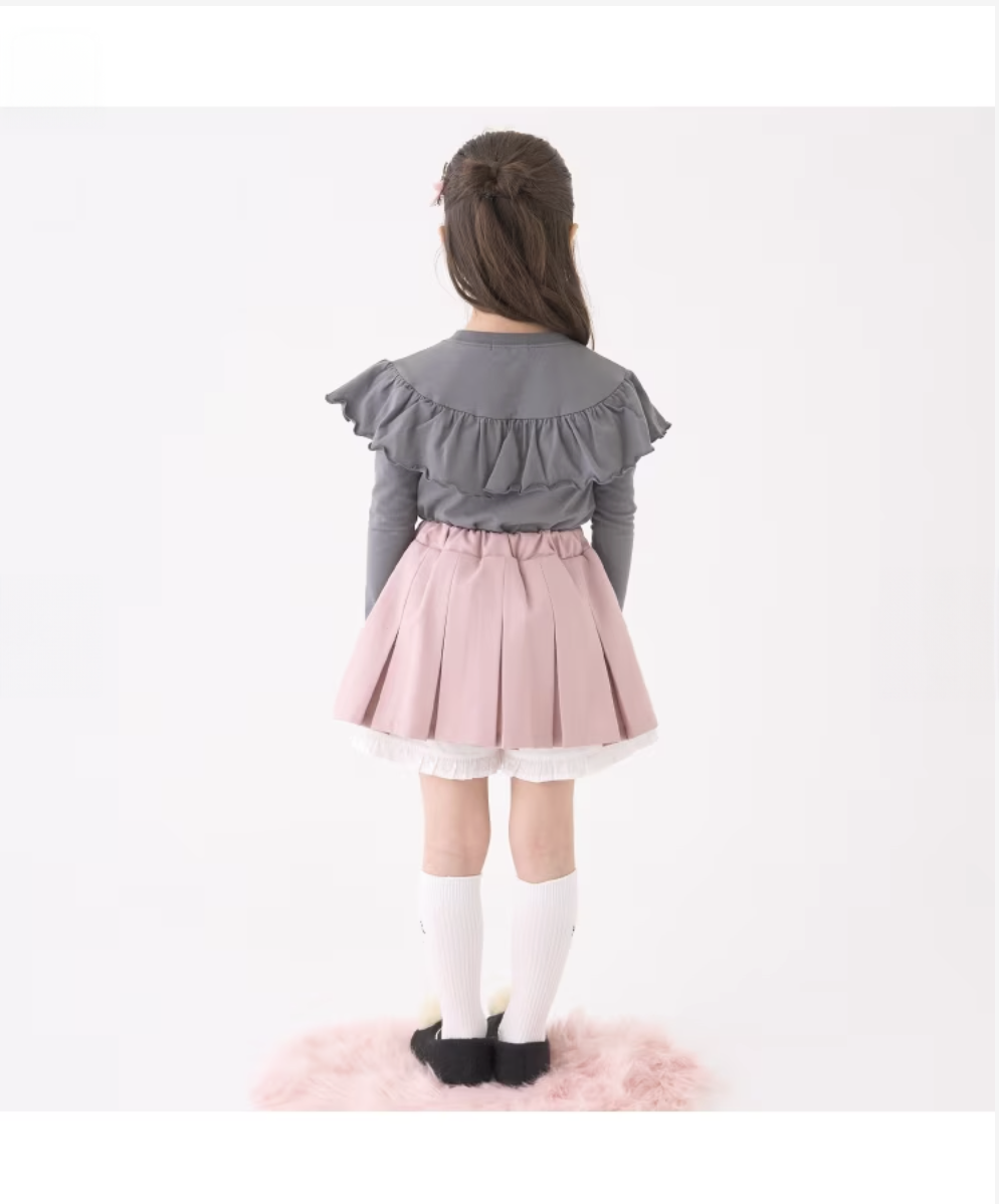 🎀【Lycee mine 芭蕾系列】 打褶百褶裙（附內搭安全褲）