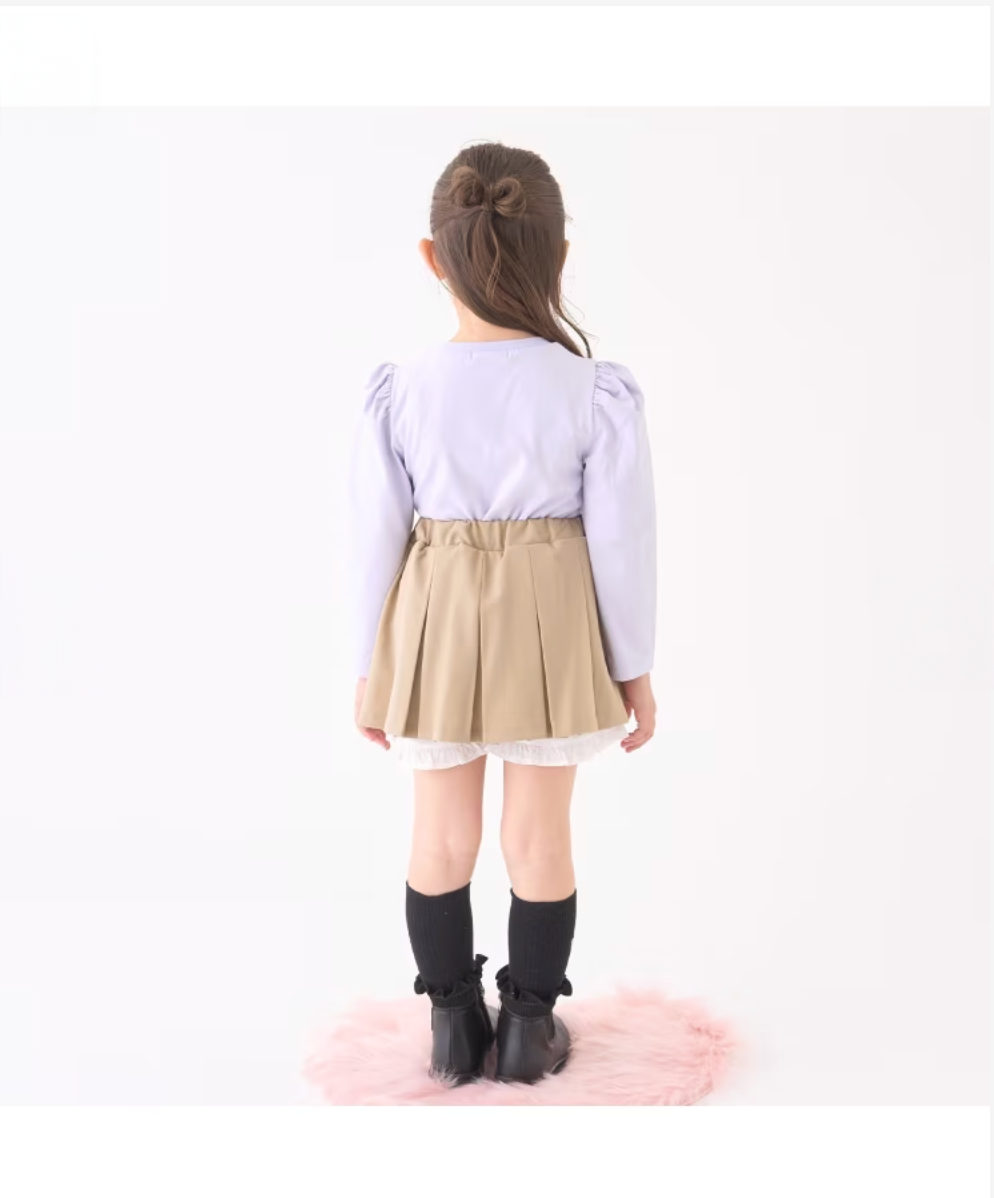 🎀【Lycee mine 芭蕾系列】 打褶百褶裙（附內搭安全褲）
