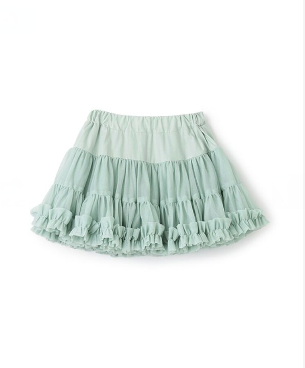 🎀【Lycee mine】 澎澎多層芭蕾紗裙（附內搭安全褲 / 可調鬆緊帶）