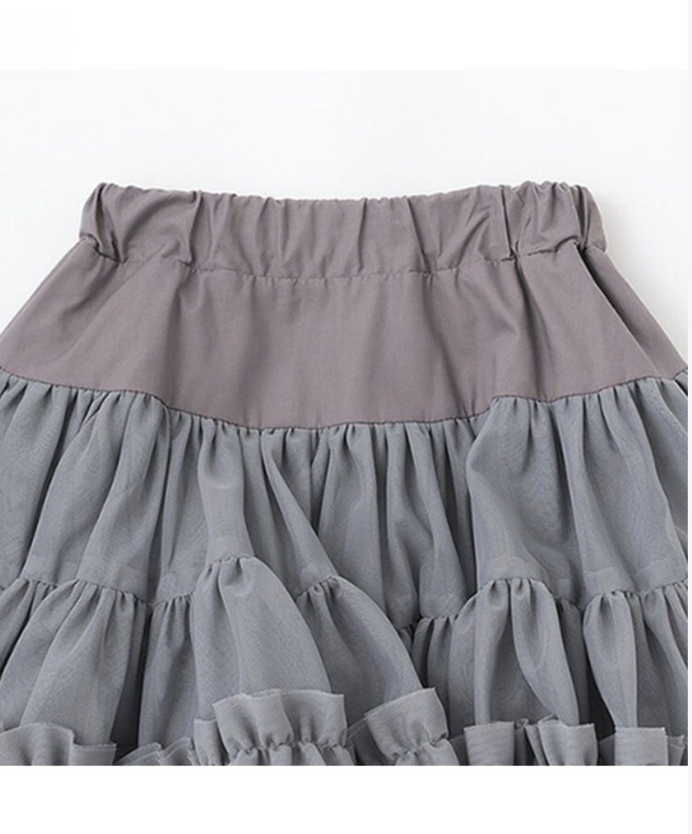 🎀【Lycee mine】 澎澎多層芭蕾紗裙（附內搭安全褲 / 可調鬆緊帶）