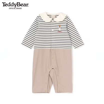 🐻【Teddy Bear】水手熊寶寶連身服（男女寶可穿／柔棉材質）