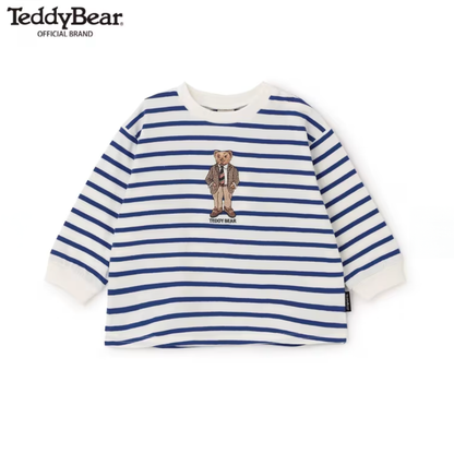 🧸【Teddy Bear】刺繡圖案 長袖T恤
