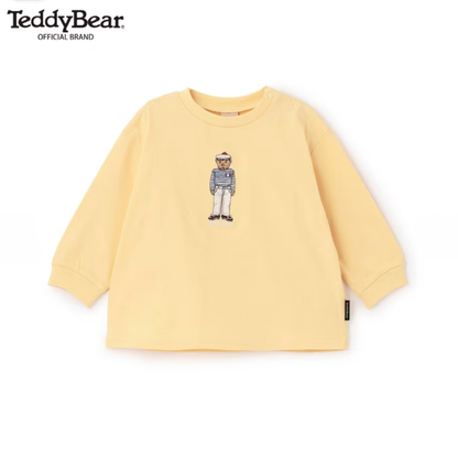 🧸【Teddy Bear】刺繡圖案 長袖T恤