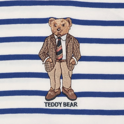 🧸【Teddy Bear】刺繡圖案 長袖T恤