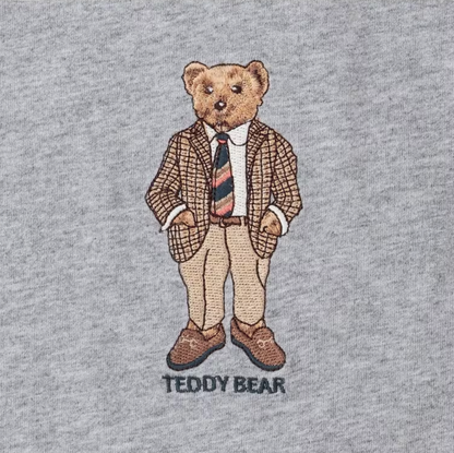 🧸【Teddy Bear】刺繡圖案 長袖T恤