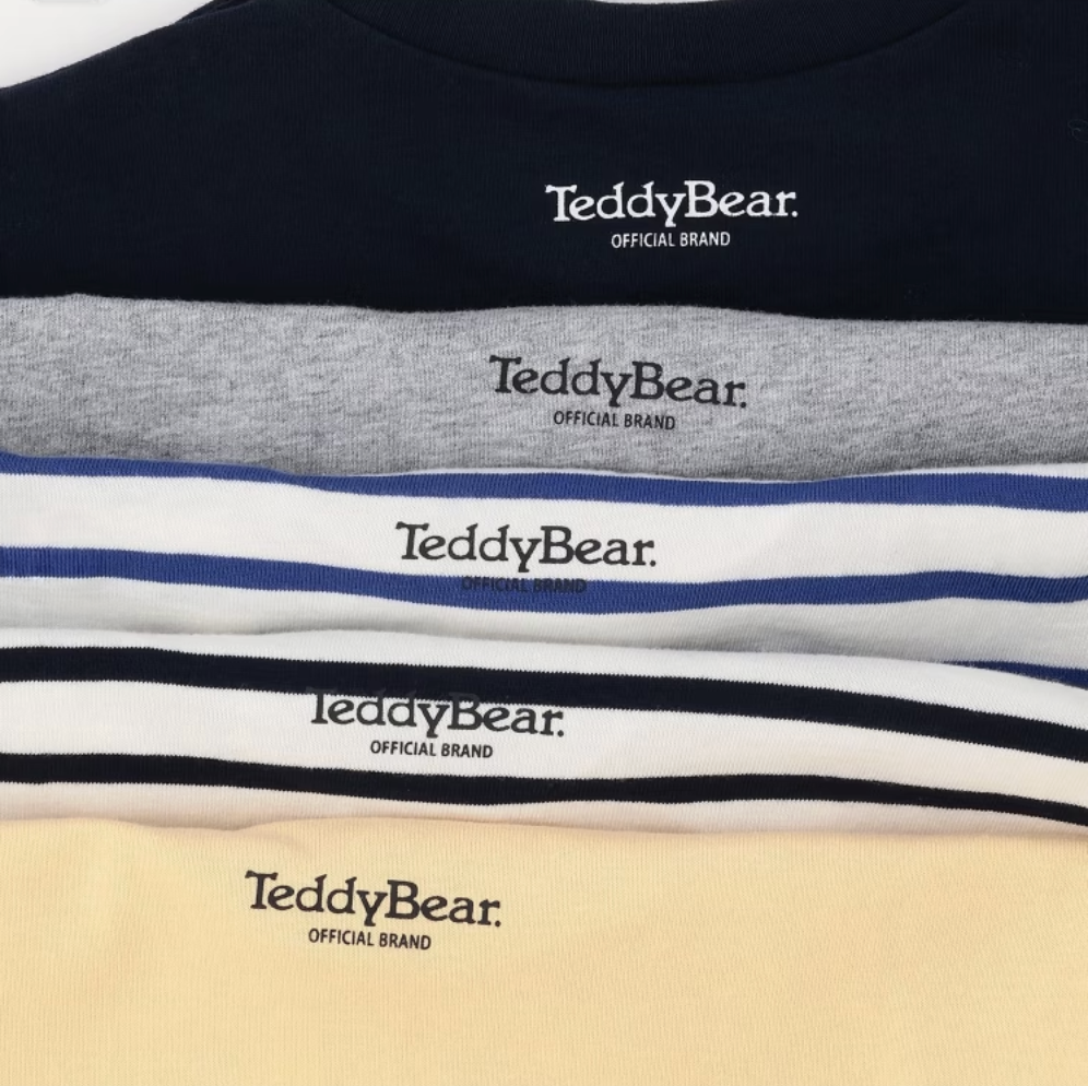 🧸【Teddy Bear】刺繡圖案 長袖T恤