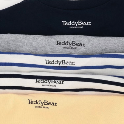 🧸【Teddy Bear】刺繡圖案 長袖T恤