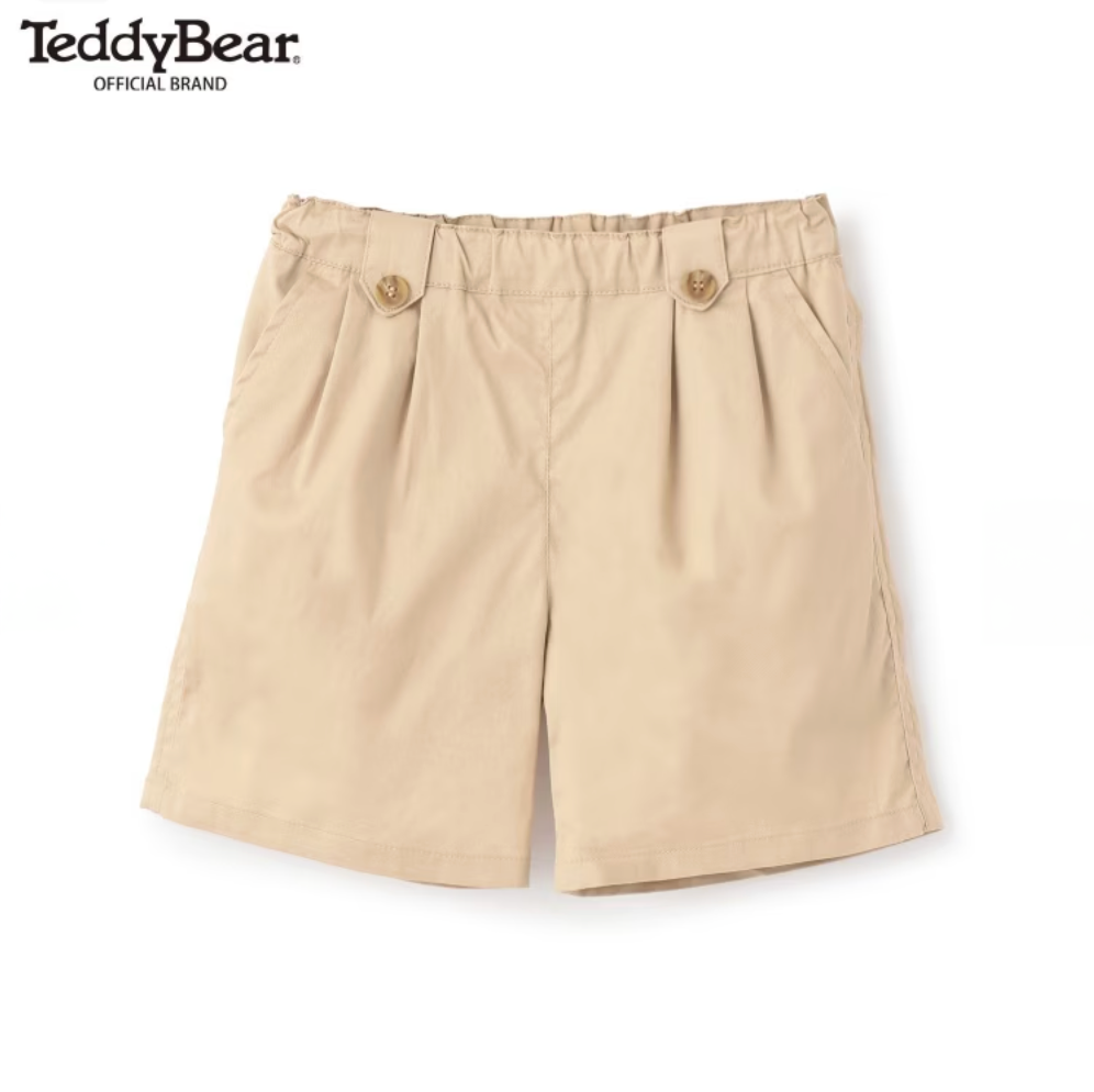👖【Teddy Bear】純棉質感 寶寶五分褲｜休閒百搭款
