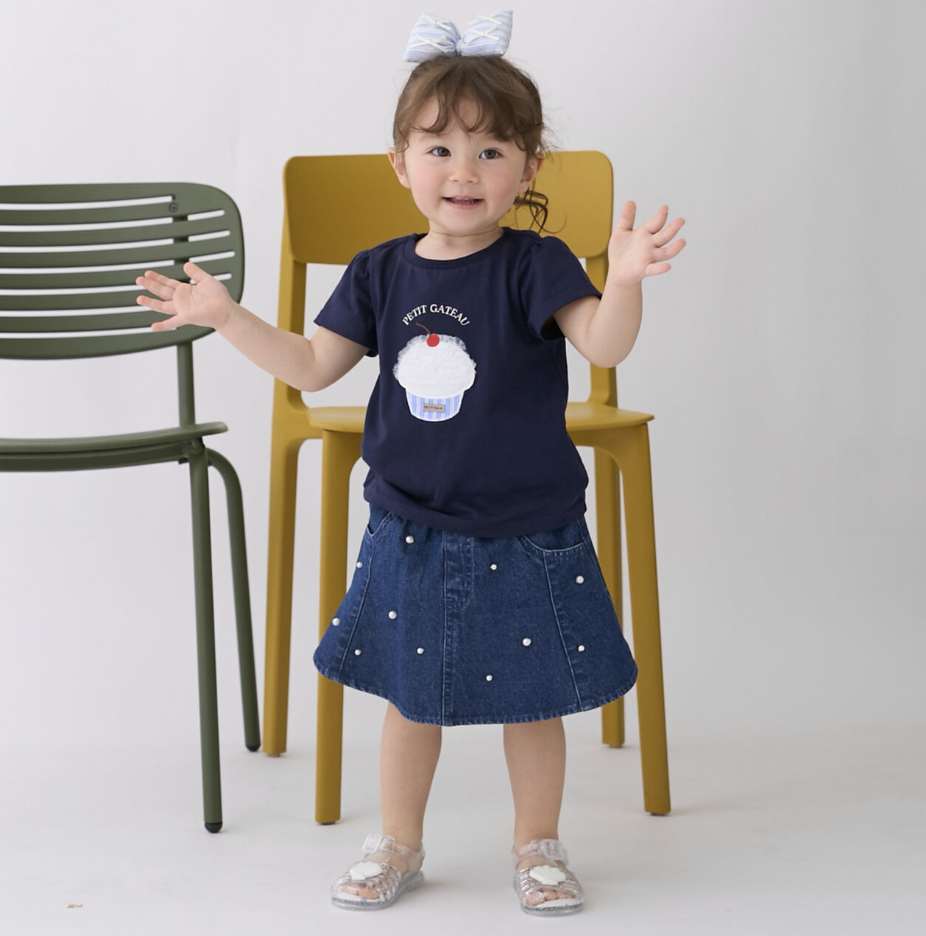 【petit main】貼花（Appliqué）圖案混款 T 恤 🎀