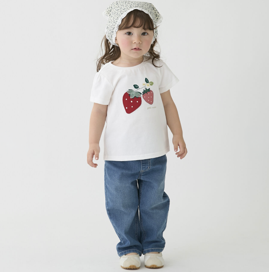 【petit main】貼花（Appliqué）圖案混款 T 恤 🎀