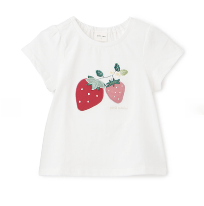 【petit main】貼花（Appliqué）圖案混款 T 恤 🎀