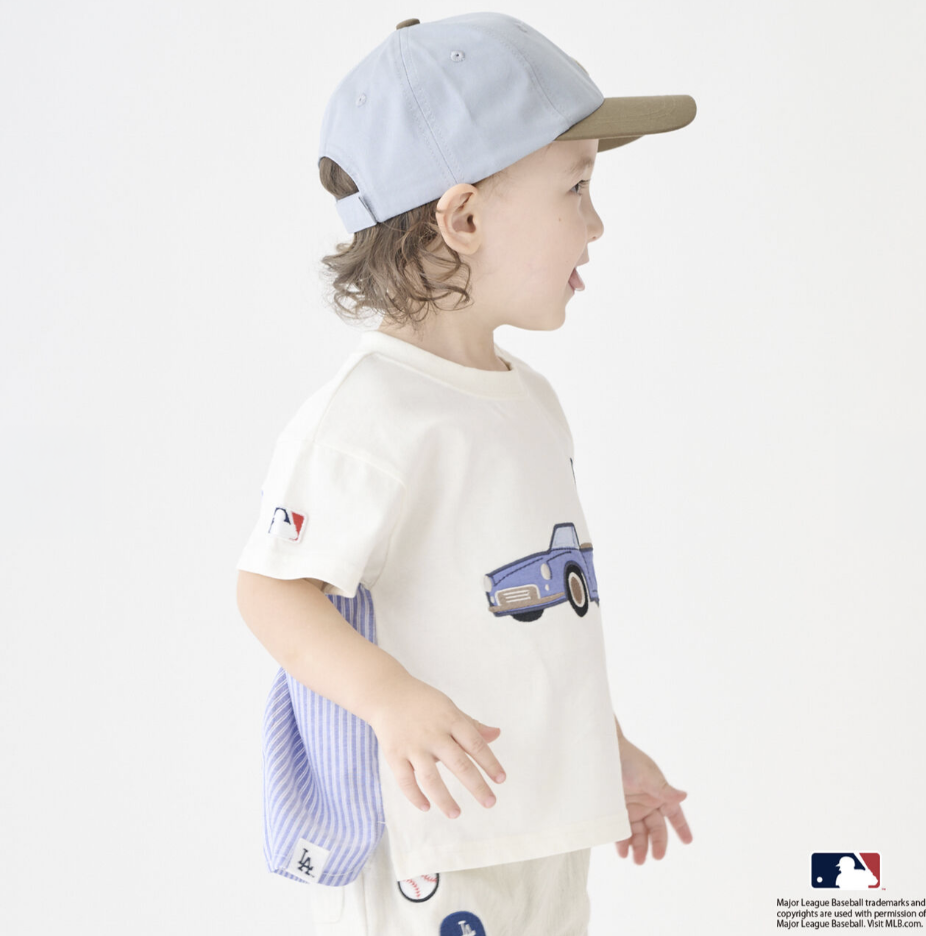【petit main】【MLB】Car Appliqué 圖案T恤 🚗👕
