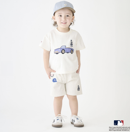 【petit main】【MLB】Car Appliqué 圖案T恤 🚗👕