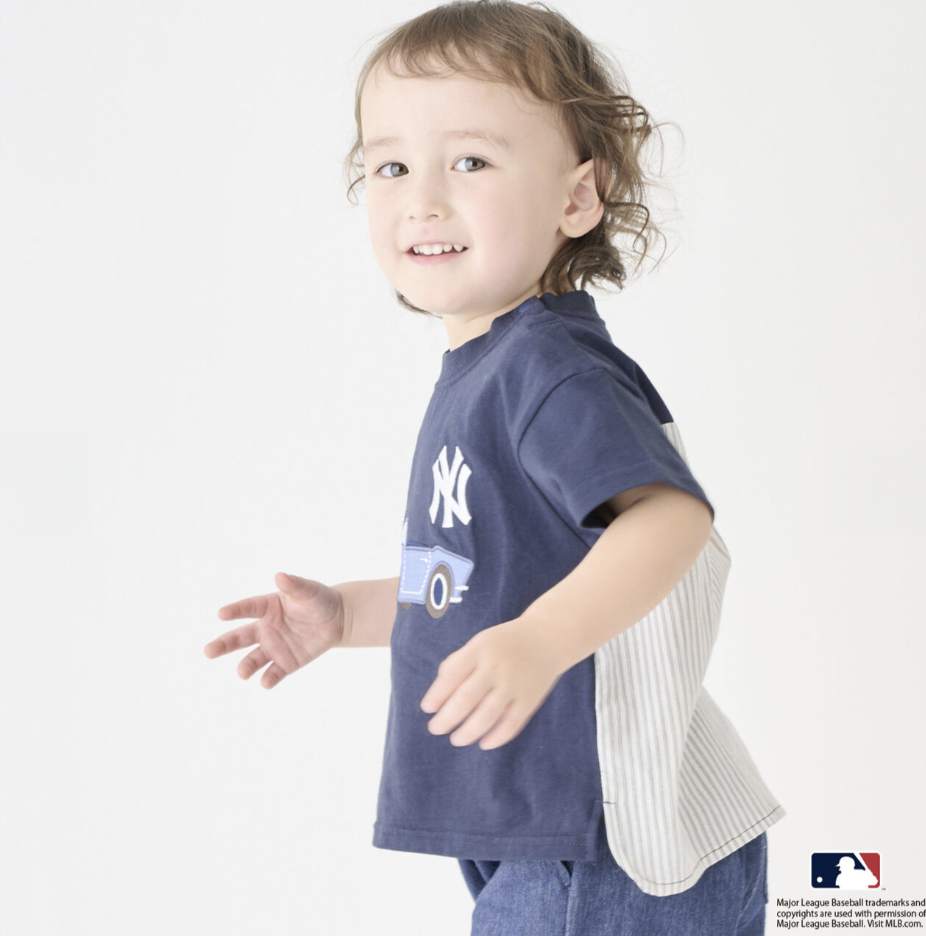 【petit main】【MLB】Car Appliqué 圖案T恤 🚗👕