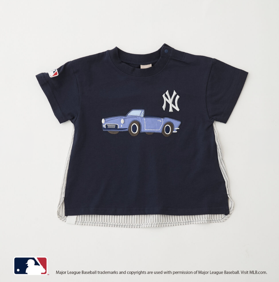 【petit main】【MLB】Car Appliqué 圖案T恤 🚗👕
