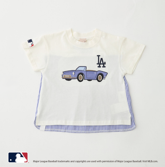 【petit main】【MLB】Car Appliqué 圖案T恤 🚗👕