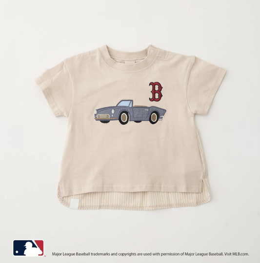 【petit main】【MLB】Car Appliqué 圖案T恤 🚗👕