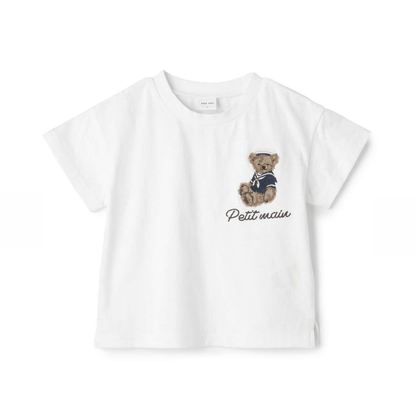 【petit main】小熊短袖T恤 🐻⚓👕
