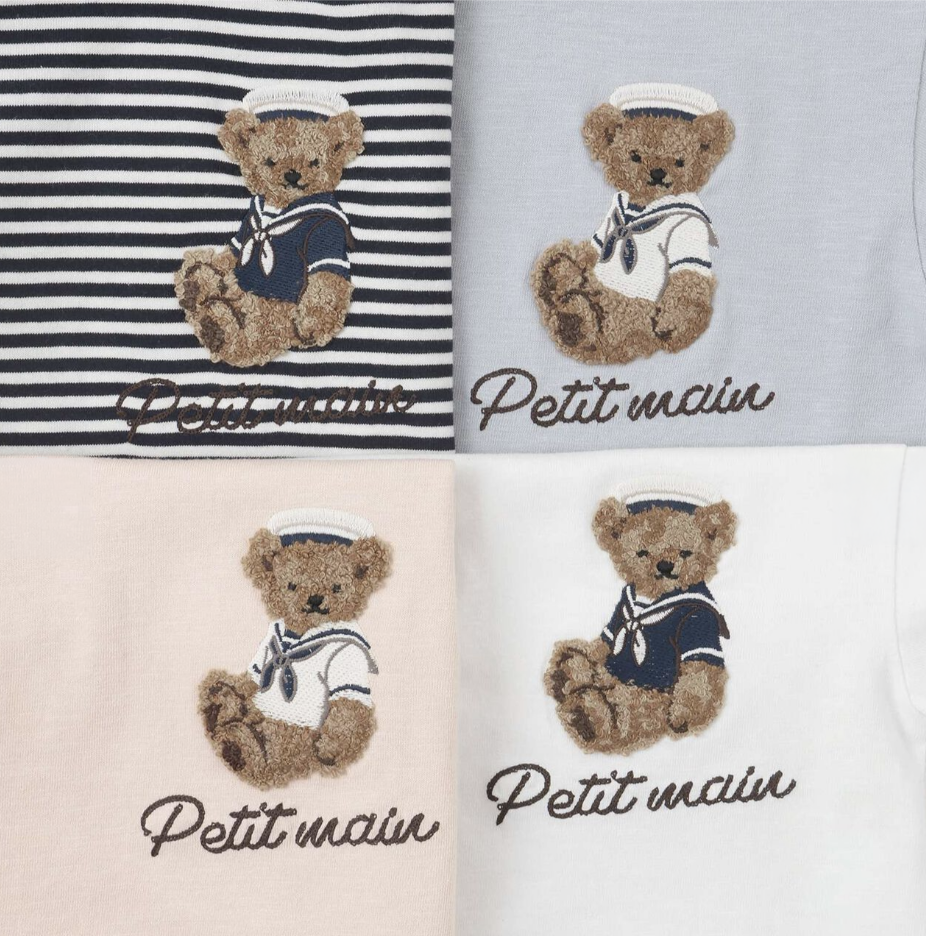 【petit main】小熊短袖T恤 🐻⚓👕