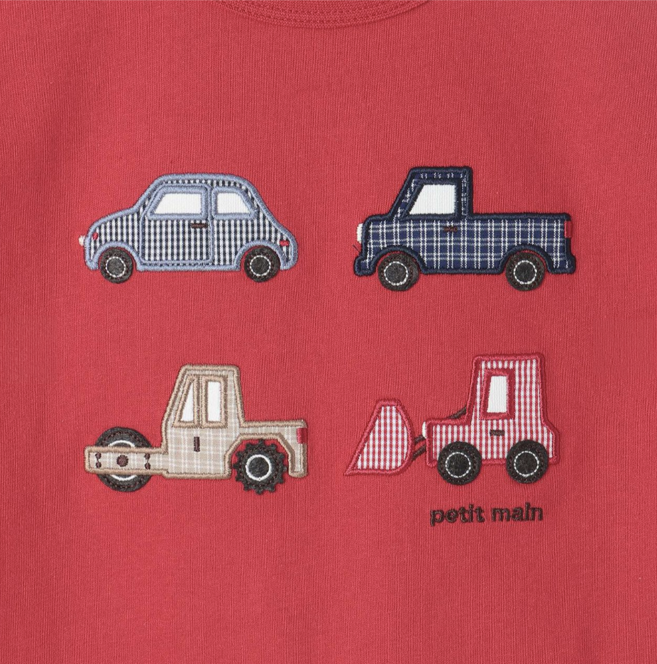 【petit main】遊艇／汽車 短袖T恤 ⛵🚗🧵