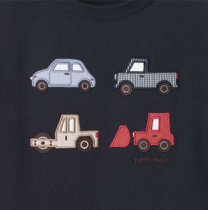 【petit main】遊艇／汽車 短袖T恤 ⛵🚗🧵