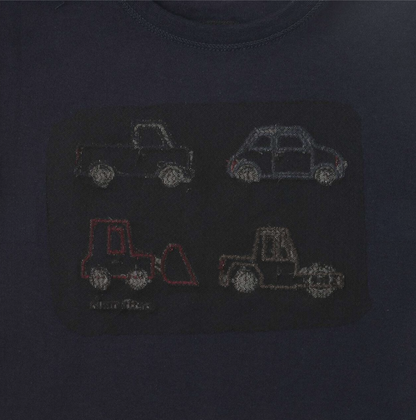 【petit main】遊艇／汽車 短袖T恤 ⛵🚗🧵