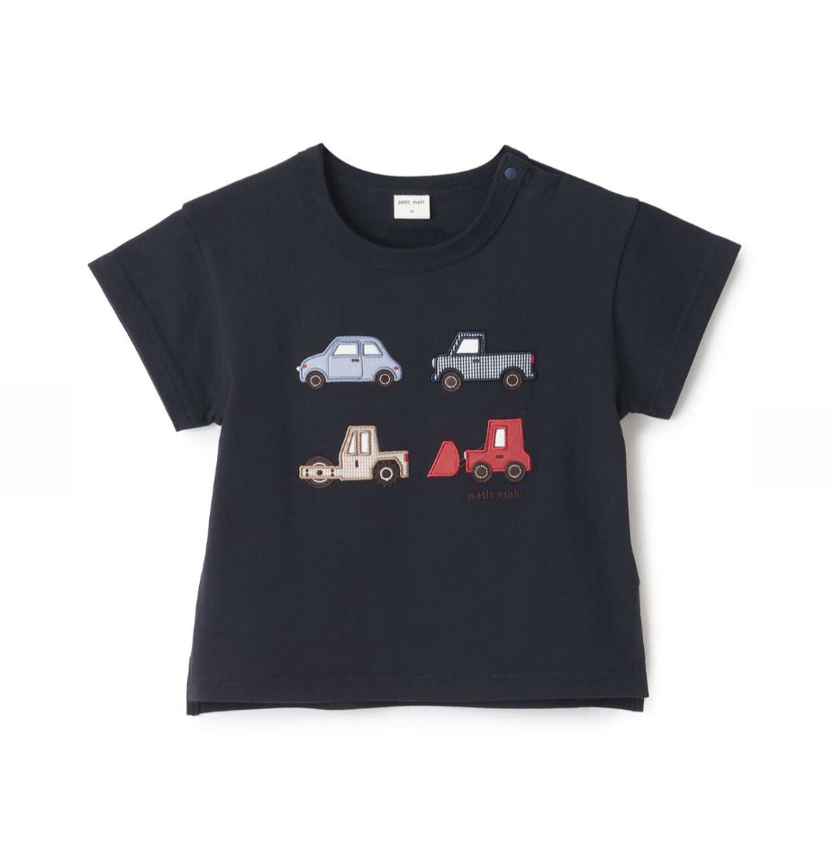 【petit main】遊艇／汽車 短袖T恤 ⛵🚗🧵