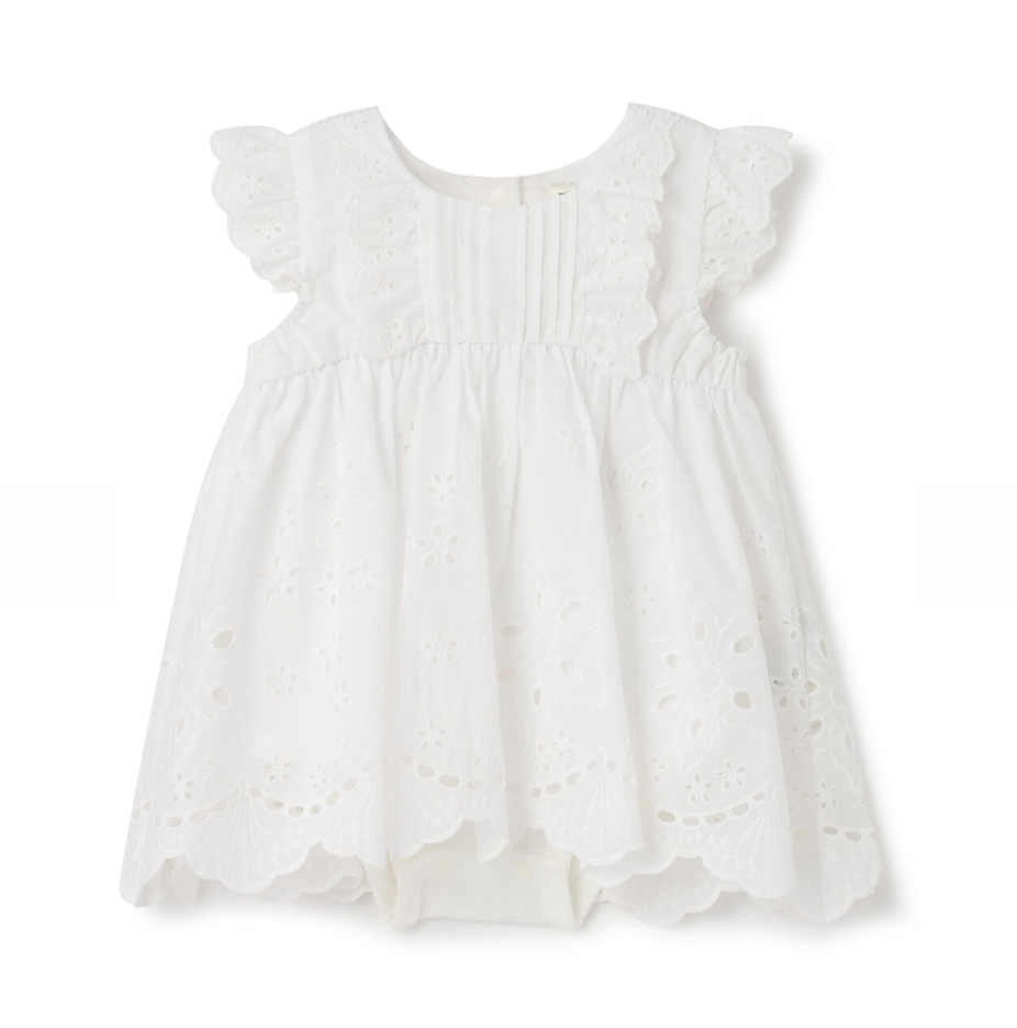 【petit main】罩蕾絲連身包屁衣（Romper）🤍👶