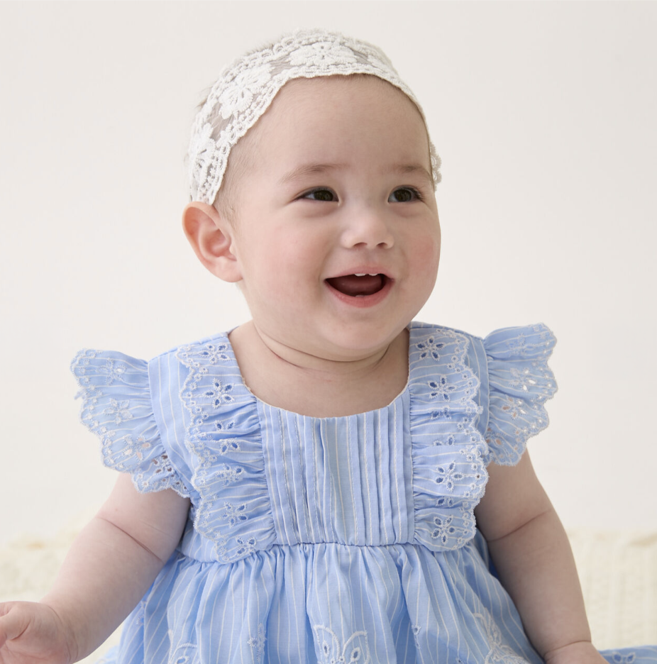 【petit main】罩蕾絲連身包屁衣（Romper）🤍👶