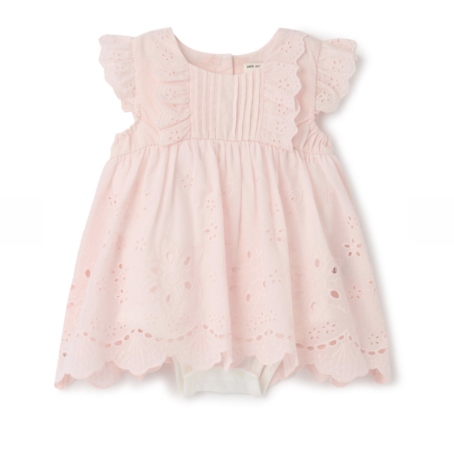 【petit main】罩蕾絲連身包屁衣（Romper）🤍👶