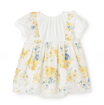 【petit main】肩部荷葉邊洋裝連身衣 🎀👶👗
