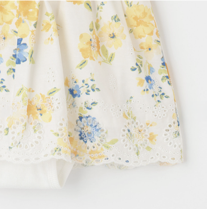 【petit main】肩部荷葉邊洋裝連身衣 🎀👶👗